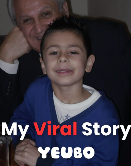 Emilio as a boy with his grandad